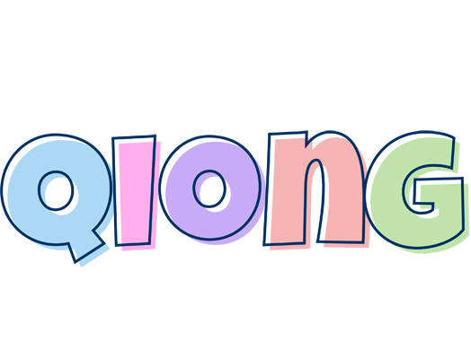 Qiong pastel logo