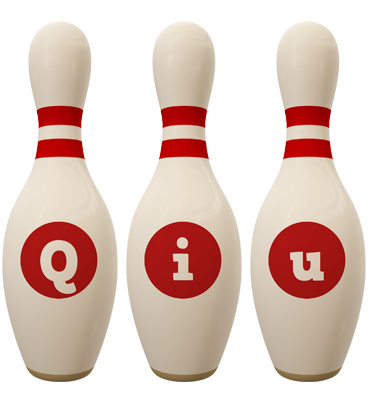 Qiu bowling-pin logo