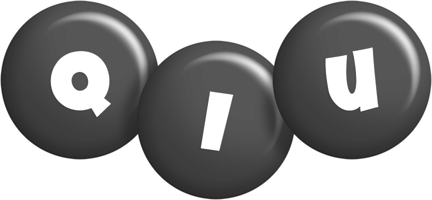 Qiu candy-black logo