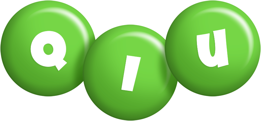 Qiu candy-green logo