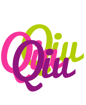 Qiu flowers logo