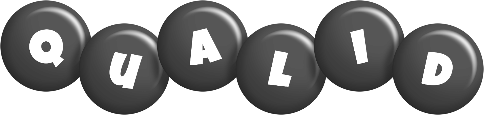 Qualid candy-black logo