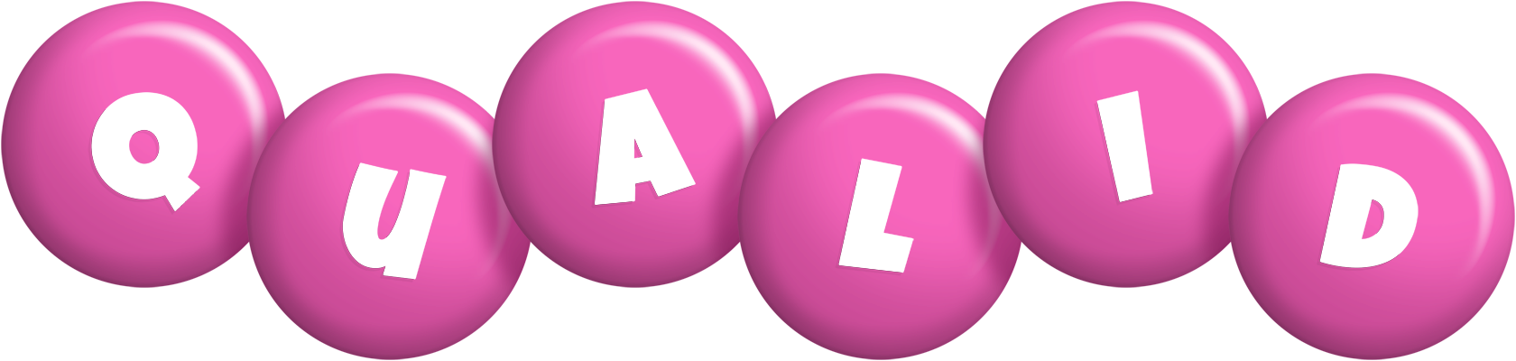 Qualid candy-pink logo
