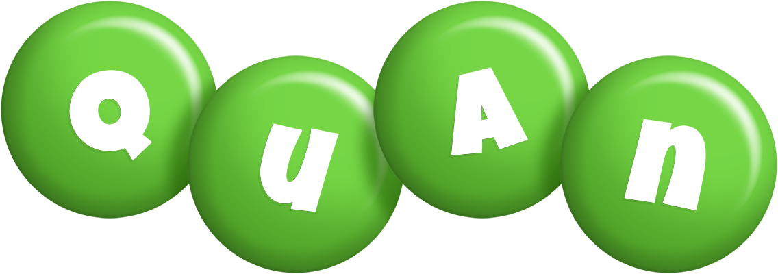 Quan candy-green logo