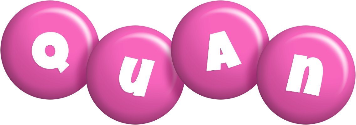 Quan candy-pink logo
