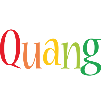 Quang birthday logo