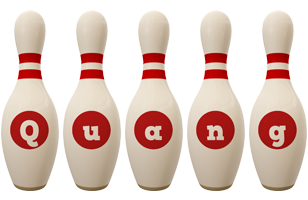 Quang bowling-pin logo