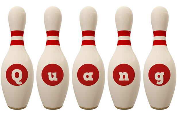 Quang bowling-pin logo