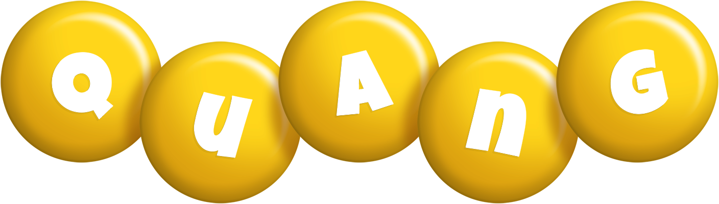 Quang candy-yellow logo