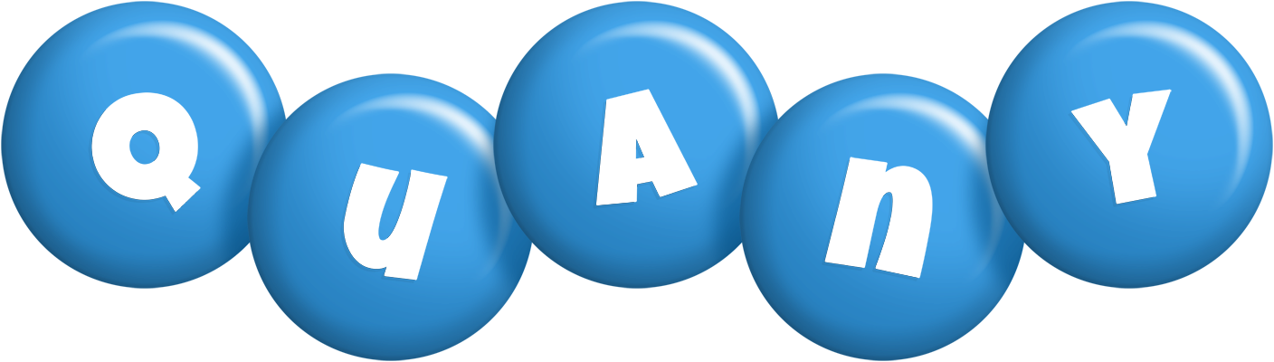 Quany candy-blue logo