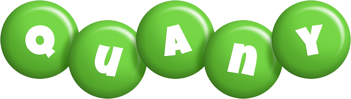 Quany candy-green logo
