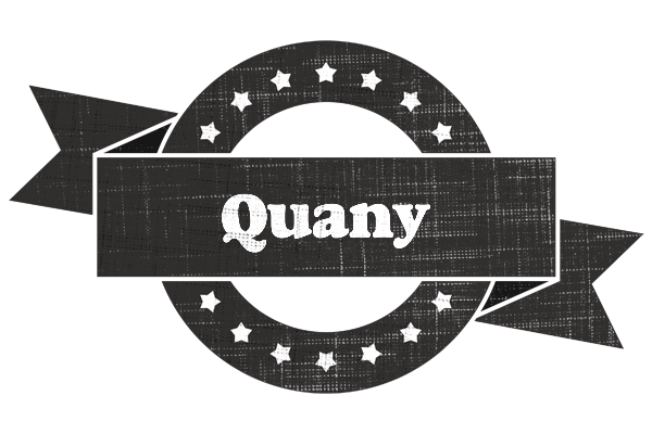 Quany grunge logo
