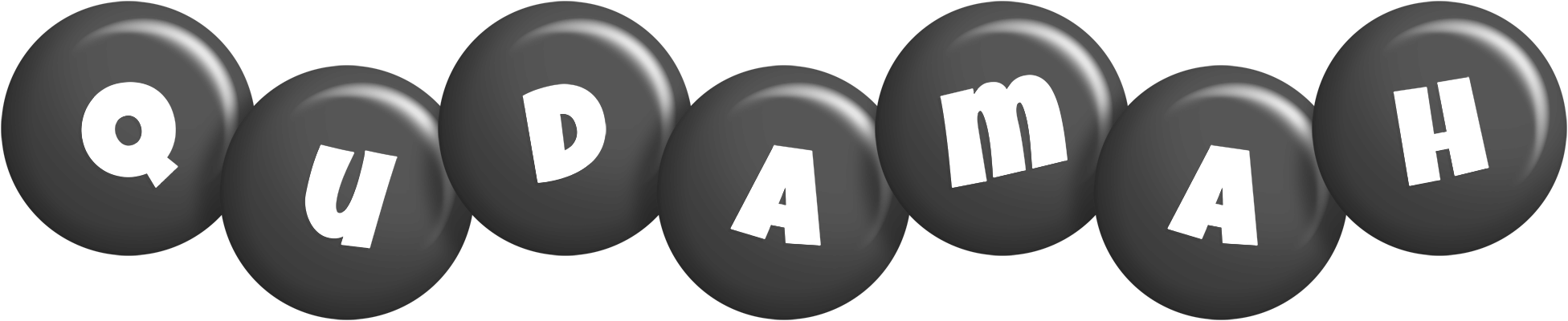 Qudamah candy-black logo