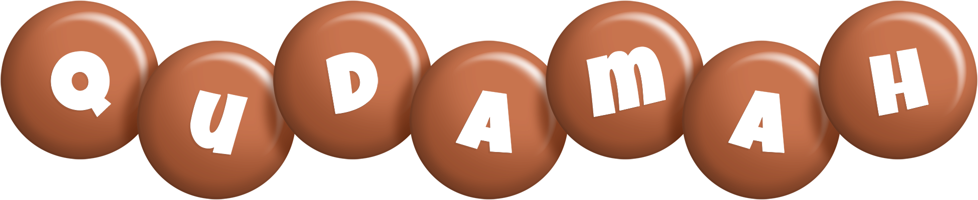Qudamah candy-brown logo