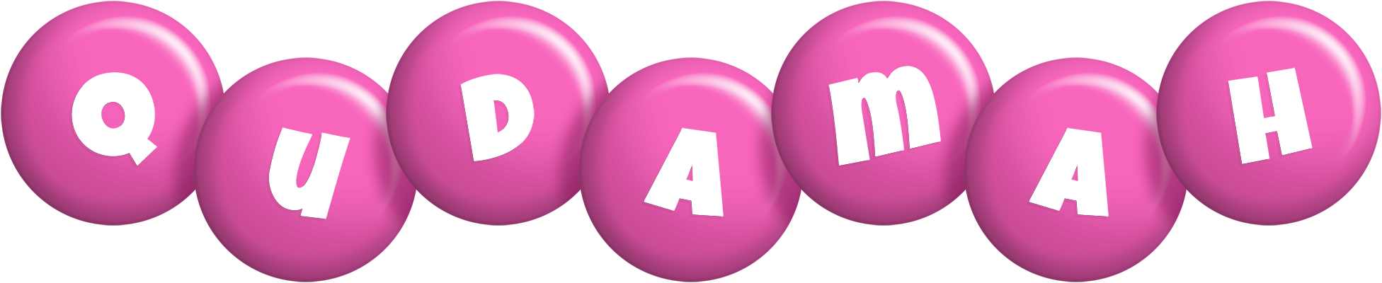 Qudamah candy-pink logo