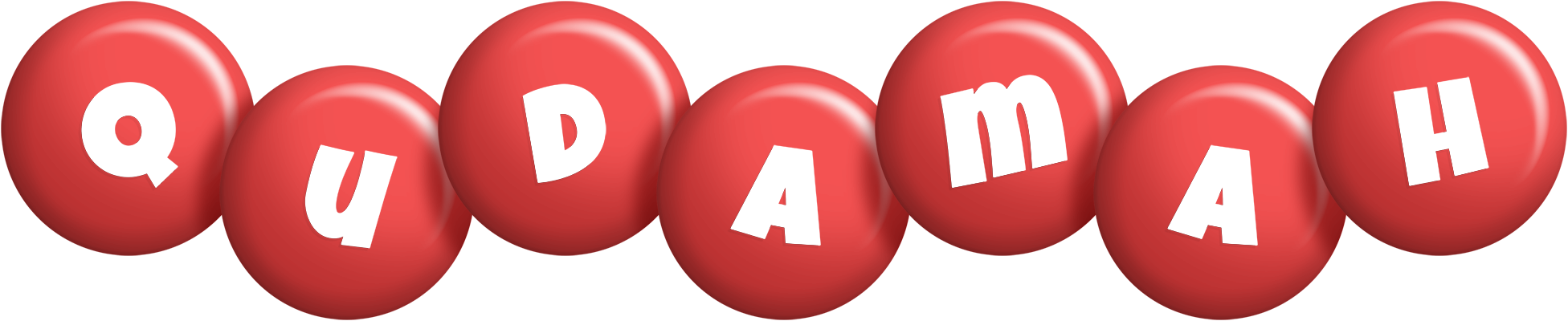 Qudamah candy-red logo