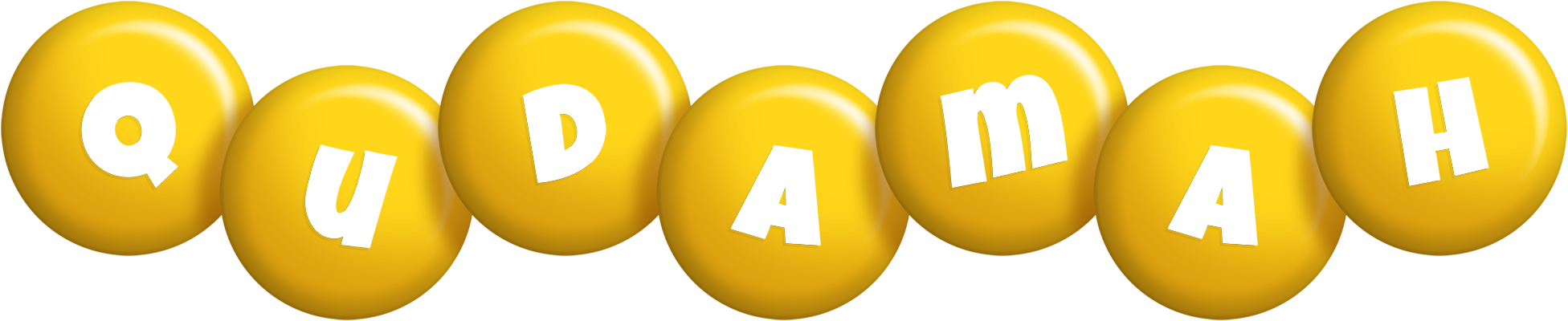 Qudamah candy-yellow logo