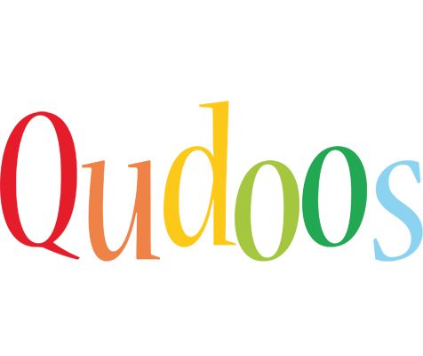 Qudoos birthday logo