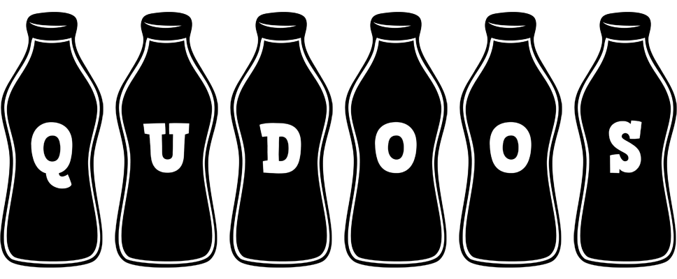 Qudoos bottle logo