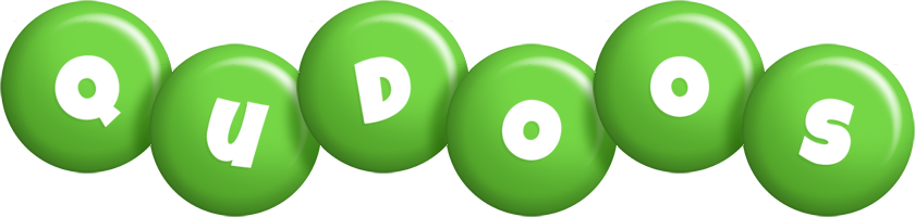 Qudoos candy-green logo