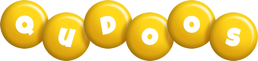 Qudoos candy-yellow logo