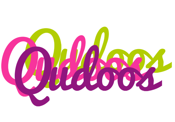 Qudoos flowers logo