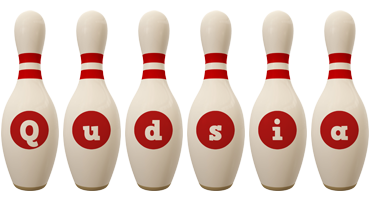 Qudsia bowling-pin logo