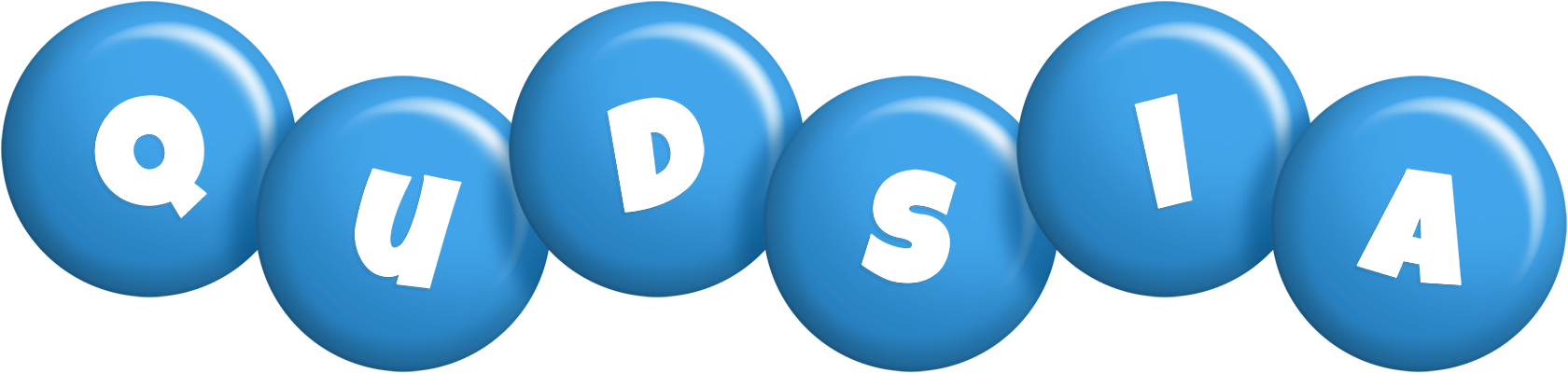 Qudsia candy-blue logo