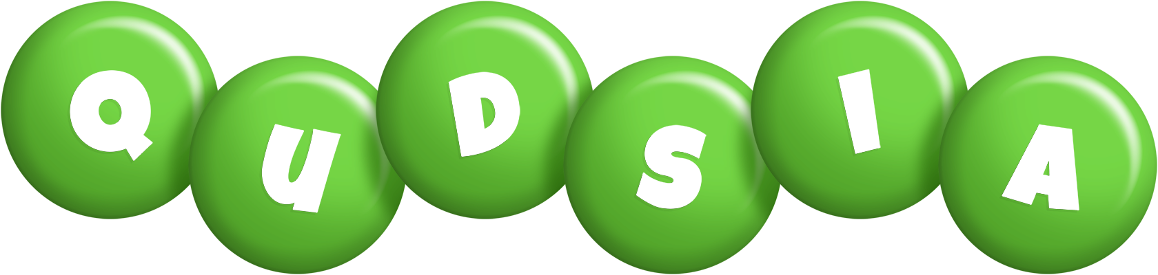 Qudsia candy-green logo
