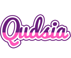 Qudsia cheerful logo