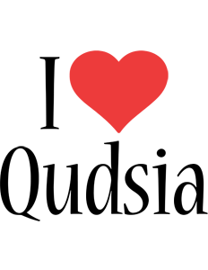 Qudsia i-love logo