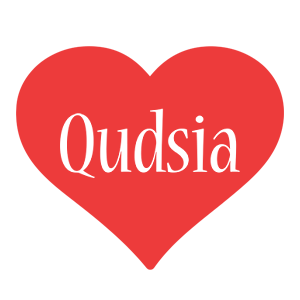 Qudsia love logo