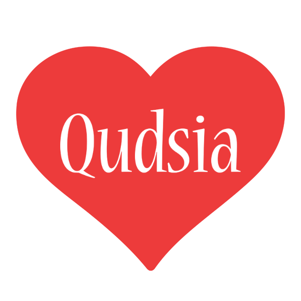 Qudsia love logo