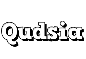 Qudsia snowing logo