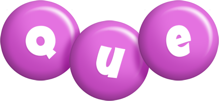 Que candy-purple logo
