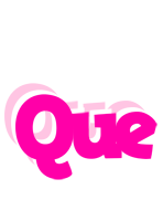 Que dancing logo