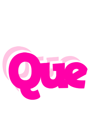 Que dancing logo