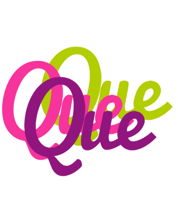 Que flowers logo