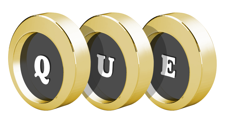 Que gold logo