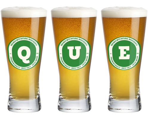 Que lager logo