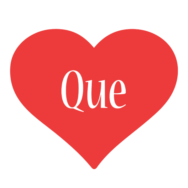 Que love logo
