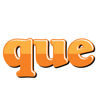 Que orange logo