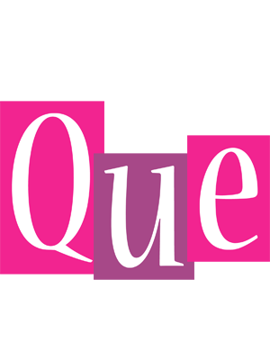 Que whine logo