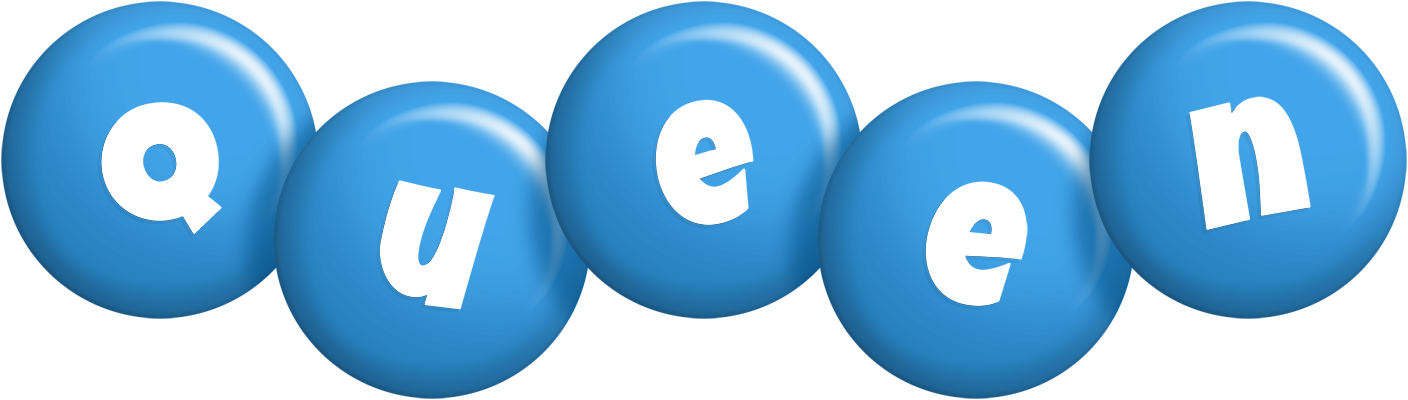 Queen candy-blue logo