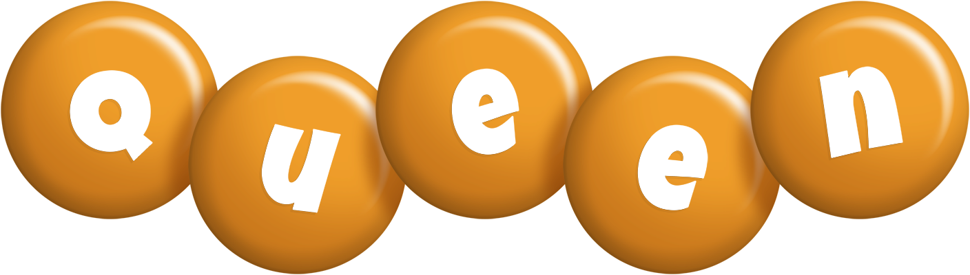 Queen candy-orange logo