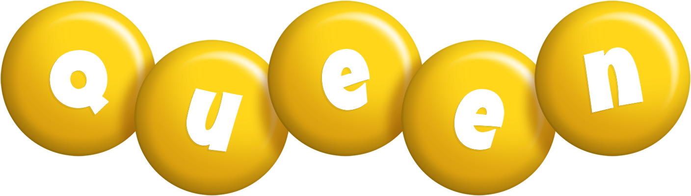 Queen candy-yellow logo