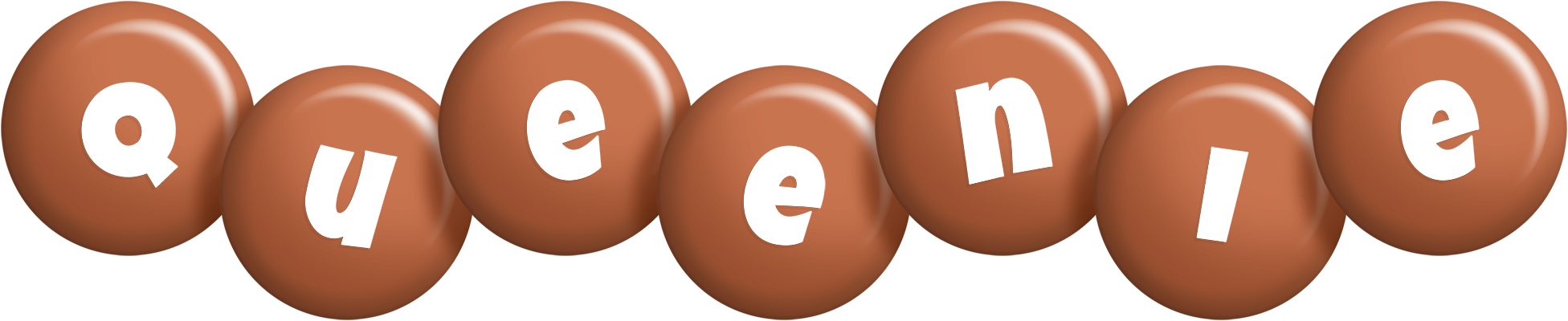 Queenie candy-brown logo