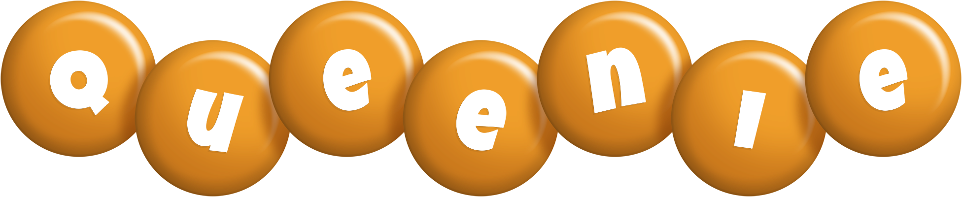 Queenie candy-orange logo