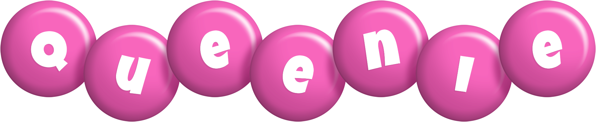 Queenie candy-pink logo