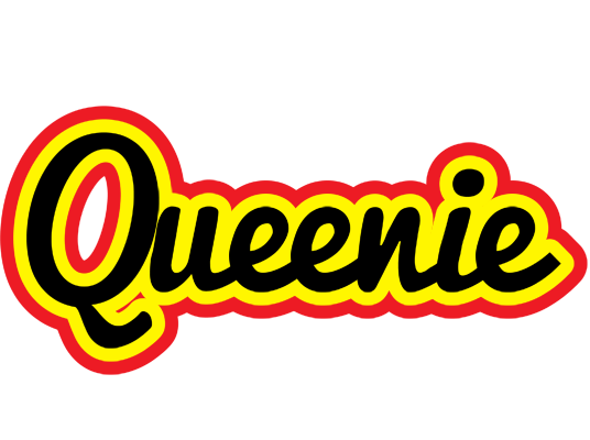 Queenie flaming logo